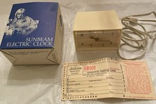 Sunbeam Alarm Clock Electric EB101 1967 Vintage Electronic Nostalgia Works Good picture