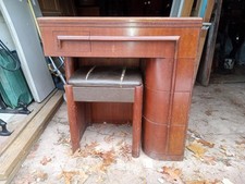Rolls Royce Of Singer Electric Sewing machine 201-2 & cabinet, Working picture