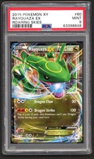 Pokemon Card PSA 9 Rayquaza EX 60/108 Roaring Skies Holo picture
