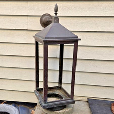Vintage Habitat Inc NYC Mid Century Bronze Sconce Large 32