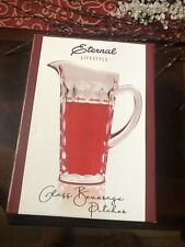 Eternal Lifestyle 48 Oz. Durable Crystal Glass Pitcher picture