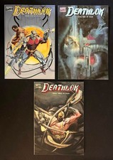 DEATHLOK #1, 2, 3 Comic Lot 1st DEATHLOK (Michael Collins) Marvel 1990 picture