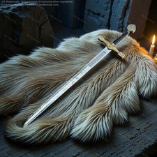 1981 classic film Excalibur Sword Handmade Cosplay Halloween Edition Decor Gift picture