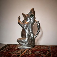 Arthur Court Frog Pitcher Cast Aluminum picture