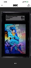 1995 Skybox DC Cosmic Teams DCH15 Superman Hologram Graded 🔥SGC 9🔥 POP 3🔥 picture