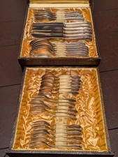 Vintage Silverware Set HOMAG90 Elldee Inoxydable 35 Piece Set picture