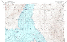 Virgin Basin Quadrangle, Nevada-Arizona 1953 Map USGS 15 Minute Topographic picture