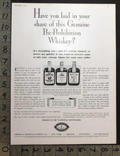 1934 PRE-PROHIBITION WHISKEY OLD GRAND-DAD SUNNYBROOK MOUNT VERNON AD FC15462 picture