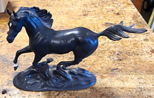 Franklin Mint Black Beauty porcelain horse figure picture