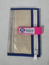 VTG North Sails Sailing Organizer Pouch Wallet Blue Pink Nautical picture