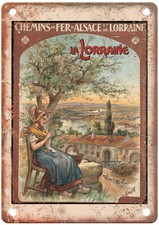 Vintage La Lorraine Travel Poster Retro Look Sign T627 picture