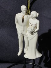 Lenox Bride and Groom wedding ornament picture