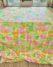 Vintage 1980s Waverly Schumacher Panache Fabric 12.5 Yds Sunny Skies Retro Print picture