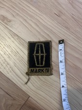Vintage Lincoln Mark IV Embroidered Car Patch picture