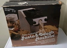 Vintage Osrow International Pasta & Dough Machine w/ Cookbook Box Made In USA picture
