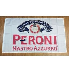peroni Banner 3x5ft sign beer bar italy italian light metal man cave new led picture