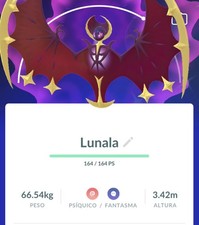 Pokémon Go-Shiny Lunala✨✨ -TRADE-Trade Registered Or 30 Days picture