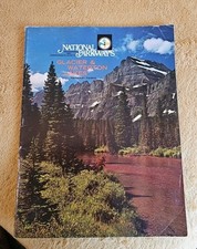 National Parkways Guide To Glacier & Waterton Lakes National Parks Vintage 1974 picture
