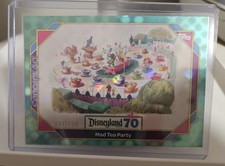 2025 Topps Disneyland 70th Anniversary Concept Art Parallel Mad Tea Party /150 picture