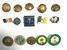 IRISH ARMY 1916 RISING IRISH REPUBLICAN BADGES & BUTTONS GROUP picture