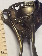 Antique 1920's Urn Style Incense Burner Base Bronze Brass Art Nouveau France picture