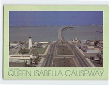 Postcard Port Isabel South Padre Island Queen Isabella Causeway Texas USA picture