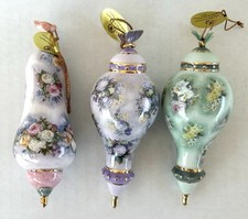 Bradford Editions Heirloom Christmas Ornaments  Cherished Chintz Lena Liu picture