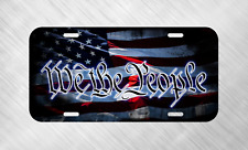 We The People Patriotic USA NRA Freedom License Plate Auto Car Tag  picture