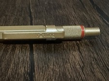 rOtring 600 2.0mm Mechanical Drafting Pencil Lead Holder Silver Metal picture