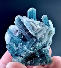 173 Carat Blue Tourmaline Crystal Specimen From Afghanistan picture