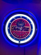 Fort Pitt Pittsburgh Beer Bar Man Cave Retro Neon Style LED Clock Sign picture