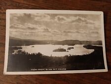 Blue Mountain Lake NY Mountain House & Lake Adirondacks RPPC 1911 picture