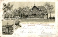 Waldkurhaus Johanniskreuz, Pfälzer Wald, 1894 Postcard picture