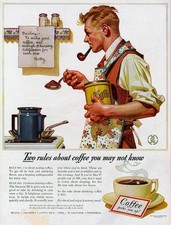 Vintage c1930s J.C Leyendecker Kellogg's Ad Poster 24x36” 🌟 Retro Breakfast Art picture