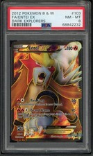 PSA 8 ENTEI EX 103/108 | Dark Explorers BW Full Art Pokemon Card picture