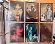 1994 The Crow Chase Card Set Of 6 Crow-Mium Cards C1-C6 James O’Barr Brandon Lee picture