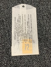 Michigan 1972 License Plate Tab Sticker NOS 1971 picture