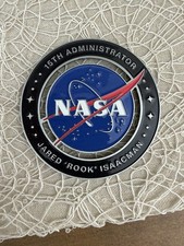 NASA Administrator Jared Issacman Challenge Coin(3.5x3.5) Weighty picture