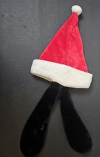 Vintage 1980s Disneyland GOOFY Christmas Santa Hat Long Floppy Ears EUC picture