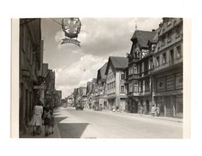 WWII (WW2) Original Photo Military Vehicles on City/Town Streets 1940s *READ* picture