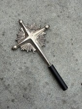 Vintage Gorham 440 Sterling Silver Starburst Cross Christmas Tree Topper Star picture