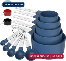 Measuring Cups & Spoons Set, Stackable Cups and Spoons | Nesting Measure Cups wi picture