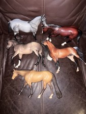Vintage 1998-2001 Peter Stone Co  Model Horses Lot Of 5 RARE CMW LLC picture