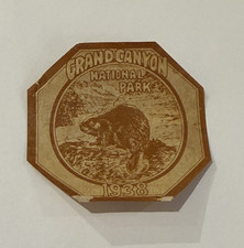 1938 GRAND CANYON National Park Window Auto Season PASS PERMIT RARE picture