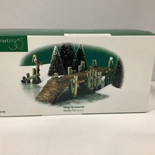 Dept 56 Heritage Village Accessory #52766 “Wooden Pier” Set Of 2 picture