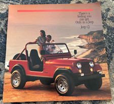 Jeep CJ CJ-5 CJ-7 For 1985 Brochure FCCA25 picture