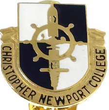 Christopher Newport College ROTC Newport News, Virginia DUI (G23) Lapel Pin picture