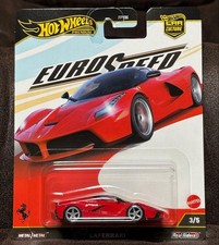 Hot Wheels Eurospeed Laferrari Red Factory Set Ver. #7ee4bb picture