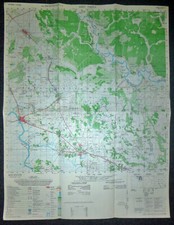 6231 ii - Hieu Thien - 1968 Map - Trang Bang - VC Captured 1975 - Vietnam War picture