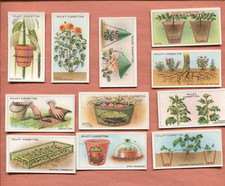 1923 W. D. & H. O. WILLS GARDENING HINTS 50 DIFFERENT TOBACCO CARD SET picture